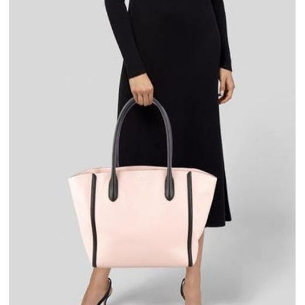 New Kate Spade Leather Cream Tote - Picture 8 of 8